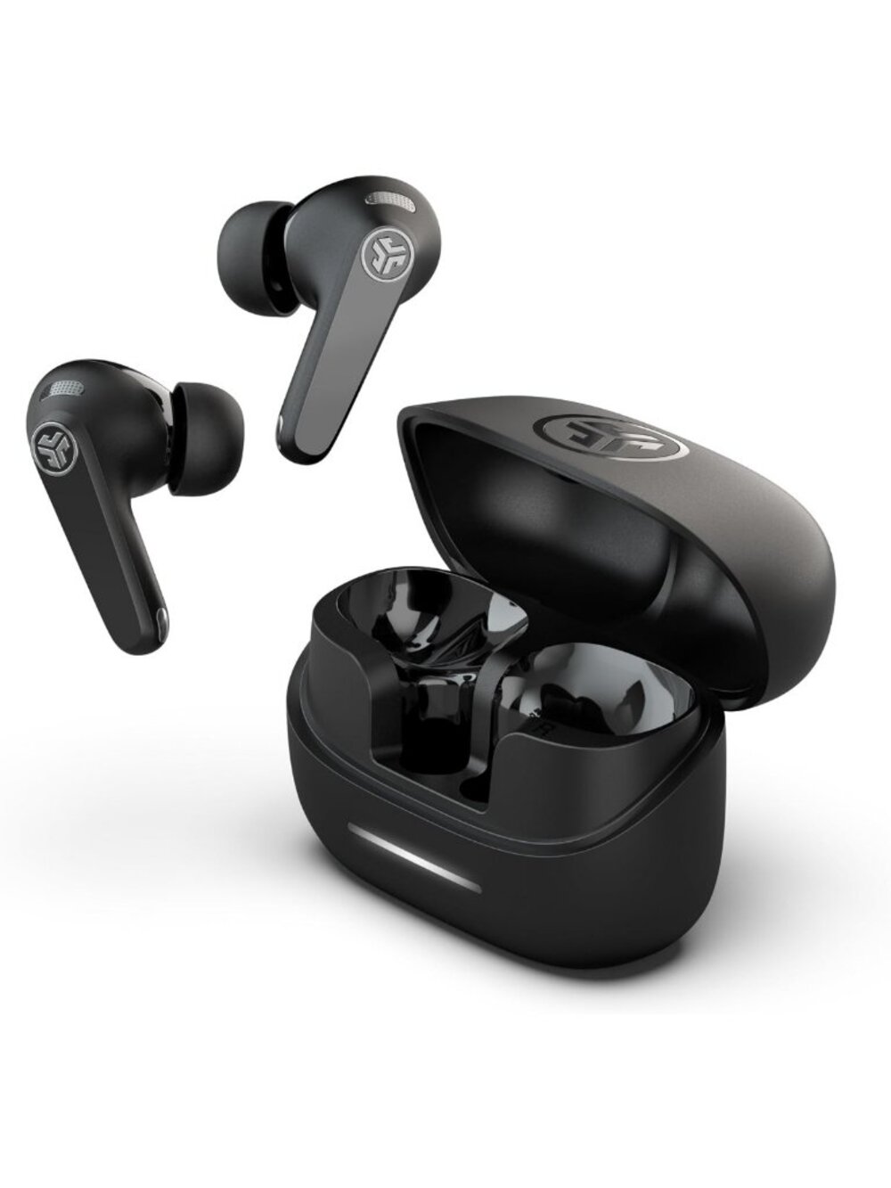 True Wireless Earbuds with Active Noise Cancelling, Bluetooth Multipoint, Black